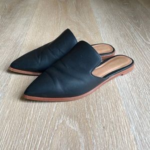 Madewell Gemma Leather Mules Slides 6.5 Shoe